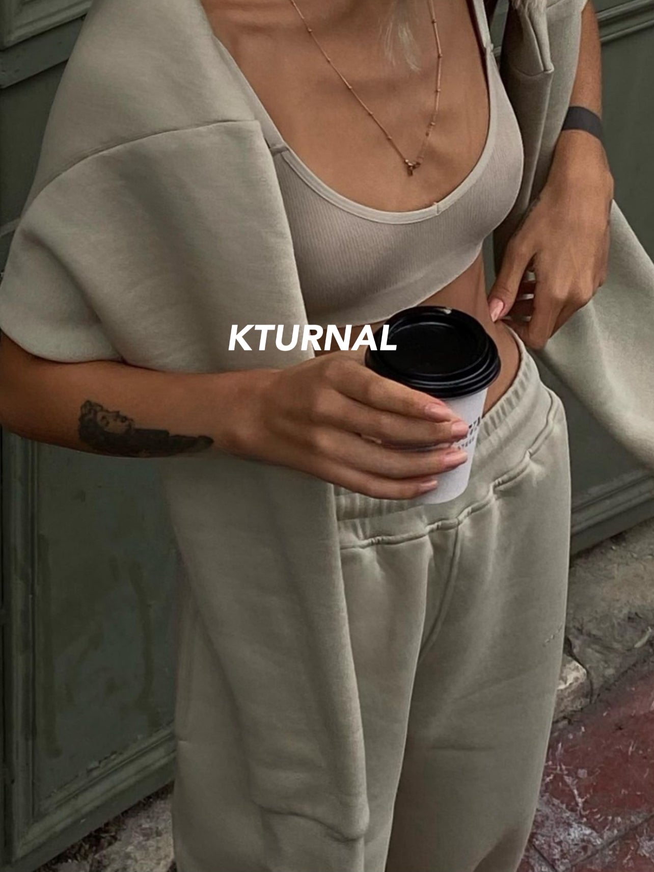 23FW 'Headliner' Versatile Loose Sweatshirt, Casual Pants, and Tank Top Set - Kturnal