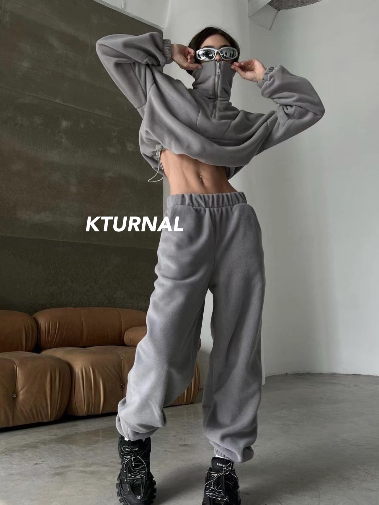 23FW "Street Spice" Casual Pullover and Leisure Trousers Set - Kturnal