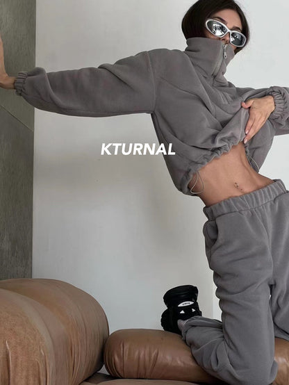 23FW "Street Spice" Casual Pullover and Leisure Trousers Set - Kturnal