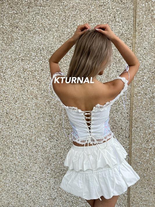 23SS American Hot Girl Retro Versatile Slimming Puffy Cake Skirt Shorts - Kturnal