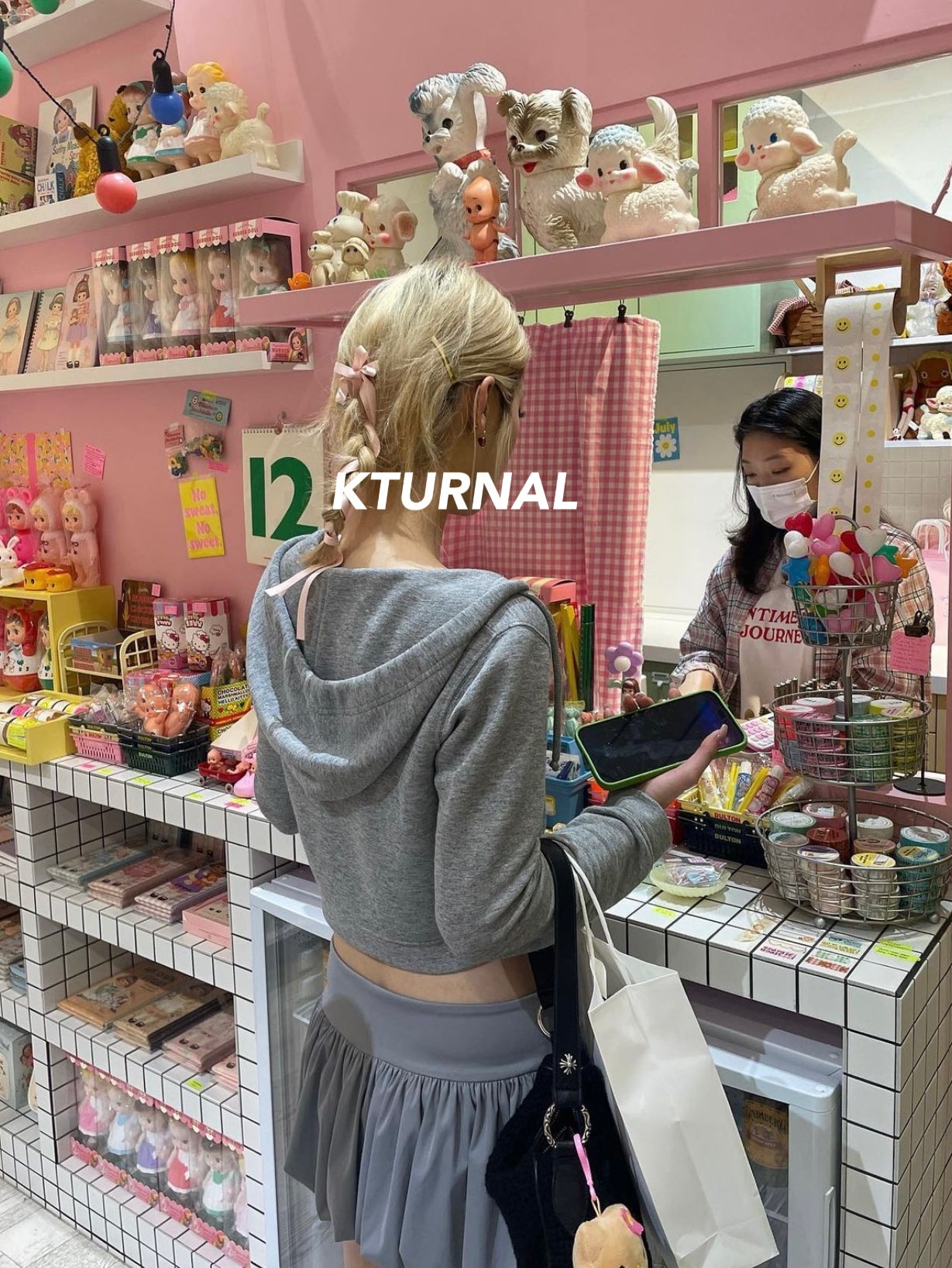 23SS American Weekly Vintage Street Cute Girl Versatile Bubble Skirt Shorts - Kturnal