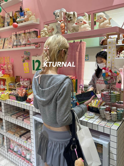 23SS American Weekly Vintage Street Cute Girl Versatile Bubble Skirt Shorts - Kturnal