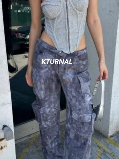 23SS Niche Design Street Style Y2K Spicy Girl Versatile Bralette Top - Kturnal