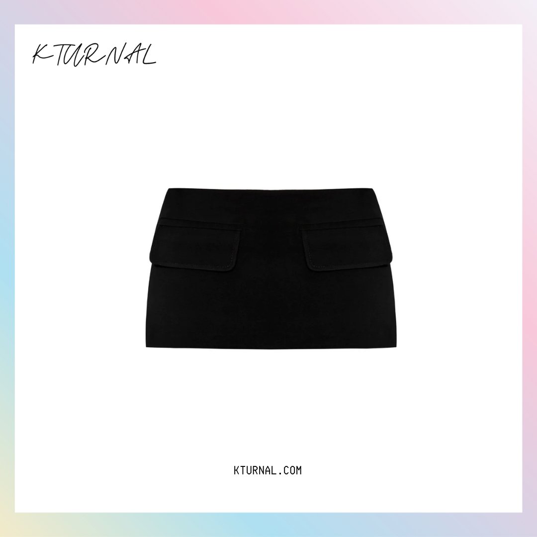 "Dark Delight" Low Waist Mini Skort - Kturnal