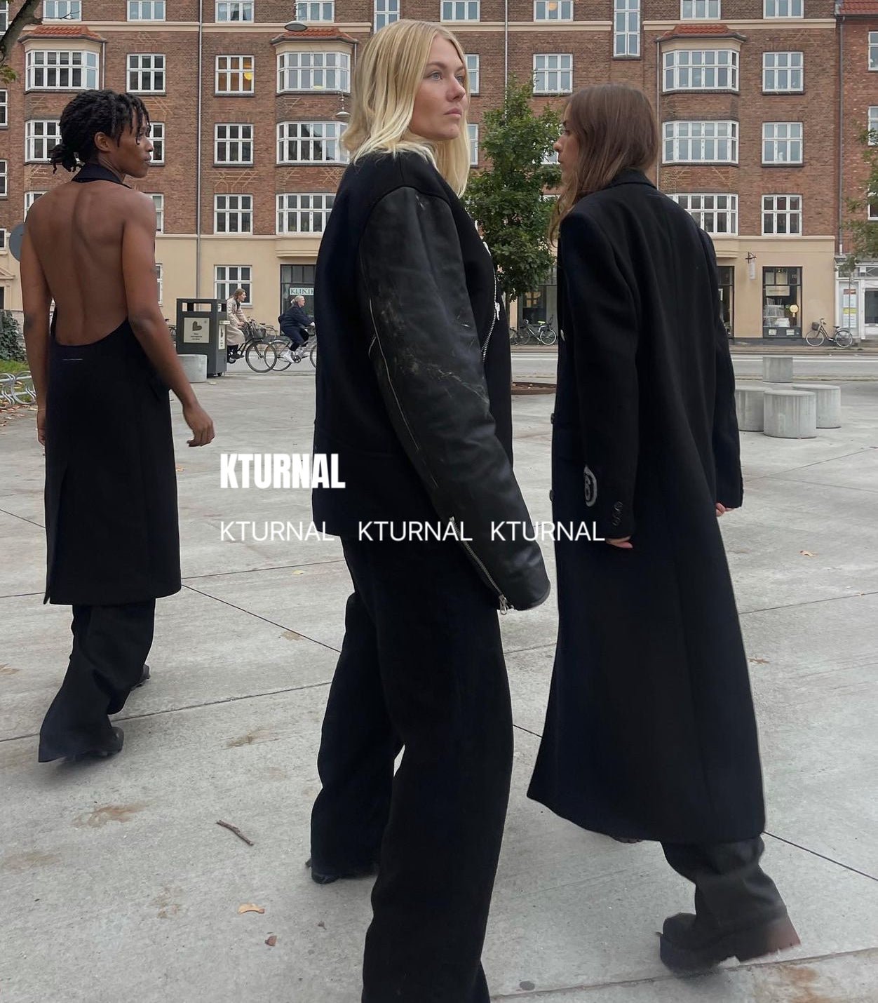 FW23 "Leading Lady" Double-Breasted Loose-Fit Blazer Coat - Kturnal