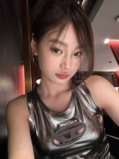 Metallic Street Spice Tank Top - Kturnal